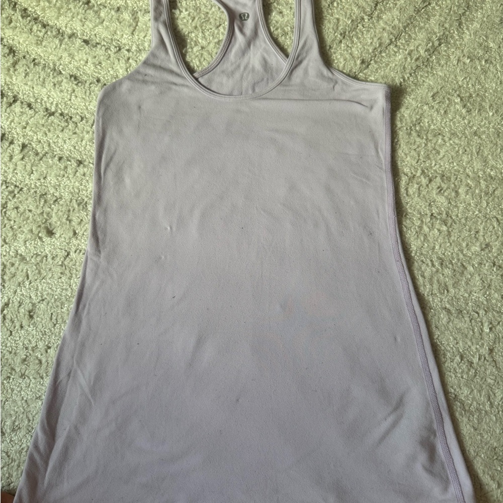 Lululemon Athletica Lavender Sleeveless Backless Tank Top